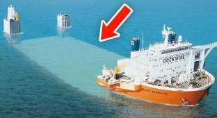 How did “half-submerged” ships appear and why are they being built? (8 photos + 2 videos)