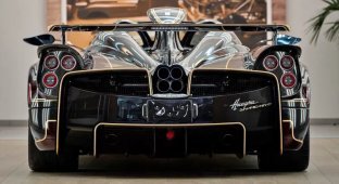 The only copy of the roadster Pagani Huayra Dinamica Evo (4 photos)