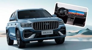 Оновлений Geely Monjaro отримав новий салон (9 фото)