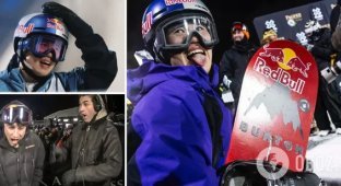 A Japanese snowboarder was the first on the planet to perform an incredible jump (2 photos + 1 video)