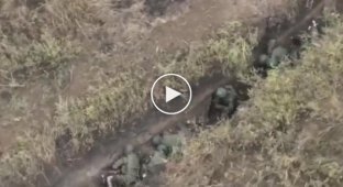 Удари української артилерії по окопах російських військових у Запорізькій області