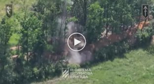 Воины 3 ОШБр уничтожили вражеский автоматический гранатомет и ликвидировали пехоту противника в Харьковской области