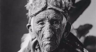 Портреты Белого Волка, старейшего коренного жителя Америки (11 фото)