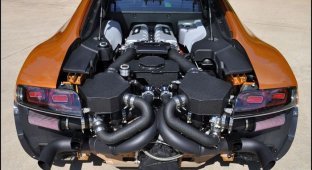 Audi R8 мощностью 1250 л.с. от ателье Underground Racing (8 фото + видео)