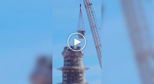 The most epic, long-term construction project in human history has finally reached its apex.