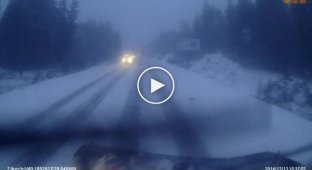 Аварии на трассе  Скандинавия