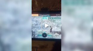 African mercenary of the Russian army with a stick went out to duel with a kamikaze drone