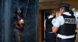 In France, a mother left a 9-year-old boy at home alone while she moved in with her lover (1 photo)