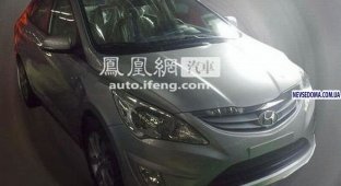 Шпионские фотографии новой Hyundai Accent (2 фото)