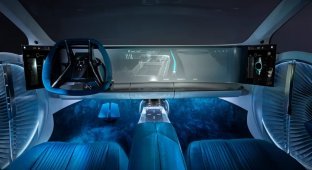 The interior of the cars of the future according to DS (9 photos)