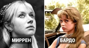 12 фотографій прекрасних актрис старшого покоління, зроблених за часів їх молодості (13 фото)