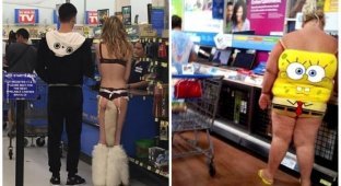 О дивный новый мир: 18 покупателей магазина Walmart (19 фото)
