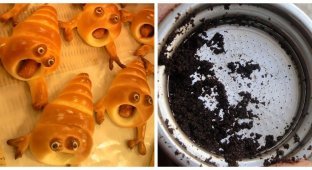 They are eaten and they look: funny and frightening ways to serve different dishes (16 photos)