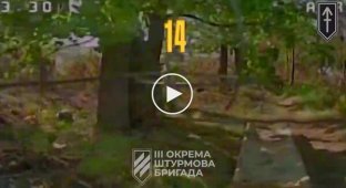 Soldiers of the 3rd Special Brigade showed the destruction of 180 invaders in the Kharkov region