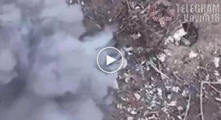 Ukrainian FPV drones attack Russian infantry in the Donetsk region