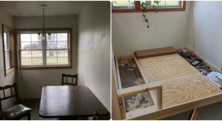 Before and after photos: Family bought a 1950s house and remodeled the kitchen (9 photos)