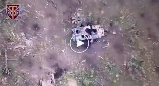 Подборка видео работы дрона по российским оккупантам