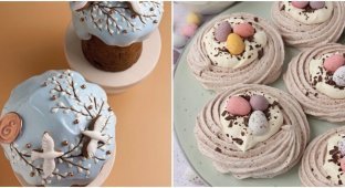 Unusual ideas on how to decorate eggs and Easter cakes for Easter (16 photos)