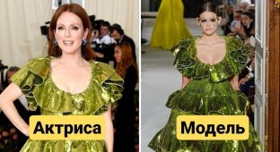 12 outfits that look completely different on models and celebrities (13 photos)