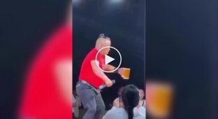 Is it possible to drink a whole glass of beer with your nose