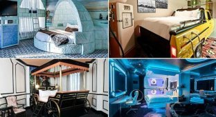 Канадский отель Fantasyland предлагает гостям уникальные тематические номера (13 фото)