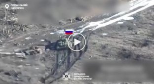 Border guards destroyed an enemy tank in the Liman direction