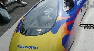 Panasonic Oxyride – электромобиль-рекордсмен на батарейках (10 фото)