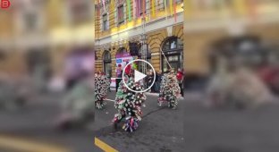 В Хорватии отмечают карнавал в необычных костюмах