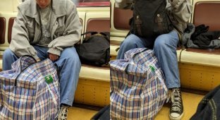 Чудаки и модники из метро (20 фото)