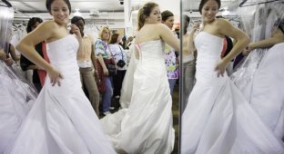 Распродажа свадебных платьев (5 фото)