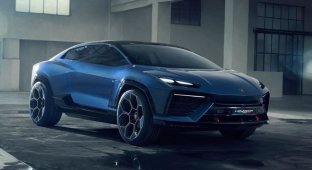 Lamborghini introduced the Lanzador electric supercar (16 photos)