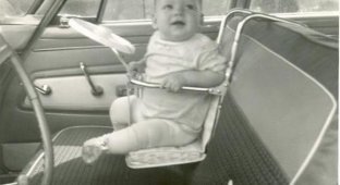 Пользователь показал детские автокресла в 1960-х годов и удивил народ (7 фото)