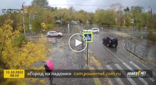 Station wagon driver caused an accident at a crossroads in Volzhsky
