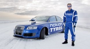 Специалисты из Nokian установили мировой рекорд скорости (44 фото + видео)