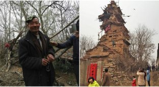 The house that a crazy person built. The sad story of a strange structure in a Chinese village (8 photos)