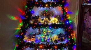 Homes of people who put all their energy into Christmas decorations (15 photos)