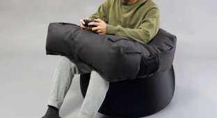 New Japanese development: multifunctional pillow for gamers (7 photos)
