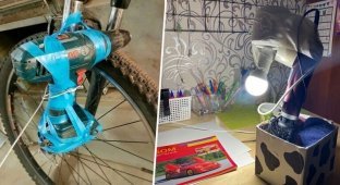 Our hands are not for boredom: examples of the work of urban inventors (16 photos)