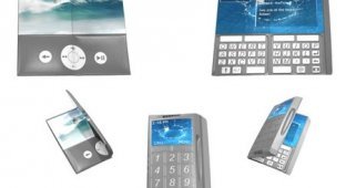 Концептуальный телефон Nalu – телефон + коммуникатор + мультимедийный плеер в одном