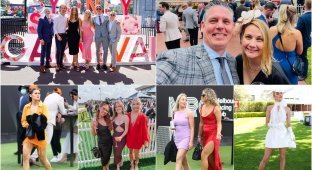 Glamorous attendees at Australia's two biggest horse races (26 pics)