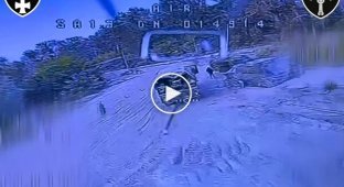 Бойцы 53 ОМБр атаковали грузовик с роботизированным комплексом в кузове на Лиманском направлении