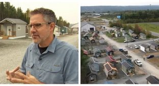 Canadian millionaire built 99 houses for the homeless (14 photos + 1 video)