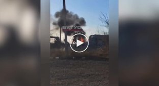 Ptakhi Madyar destroyed a Russian Msta-S self-propelled howitzer, which the occupiers hid in a hangar in Donetsk region