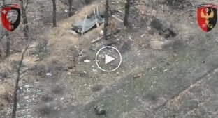 A Soldier Shoots at an Occupier Who Approaches a Ukrainian Position.