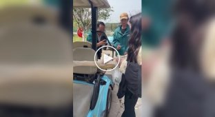 At the zoo A pelican attempted to swallow a woman's hand.