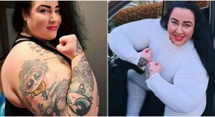 She-Hulk from the Netherlands is gaining popularity on social networks (11 photos + 1 video)