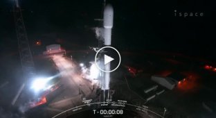 SpaceX successfully launched a rocket into space with a Japanese lunar module and the first Arab lunar rover