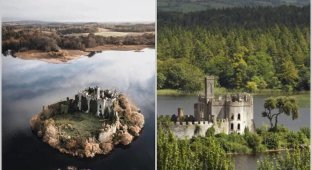 Irish castle McDermott: who decided to build a castle on a tiny island (6 photos)