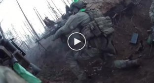 Штурм российских позиций в Серебрянском лесу от первого лица украинских военных