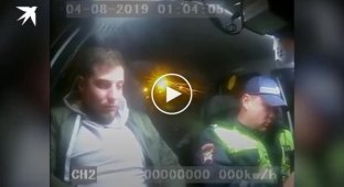 Пьяный водитель попытался съесть свое водительское удостоверение